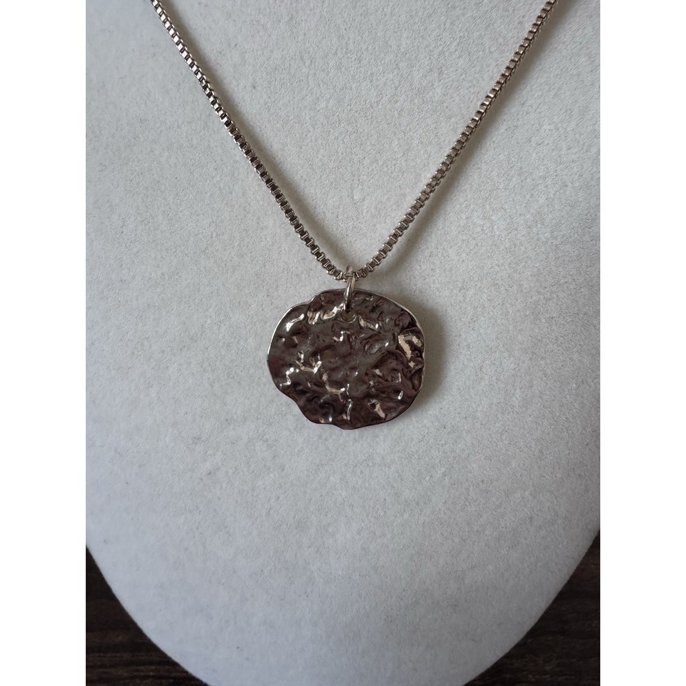Nugget Necklace Gold Plated 25" Inches Adjustable Clasp Excellent Condition - Picture 3 of 6